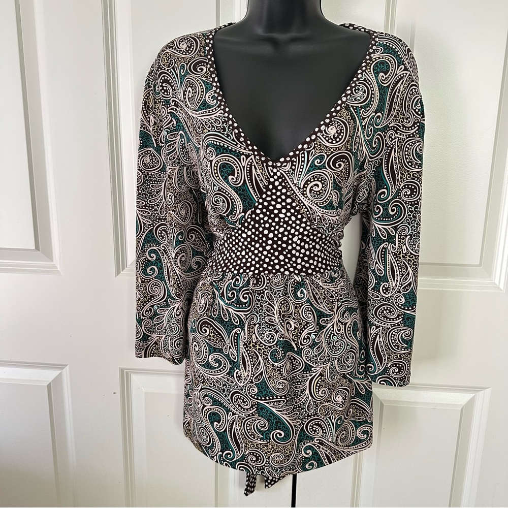 Carole Little V-Neck Women's Top |Blouse